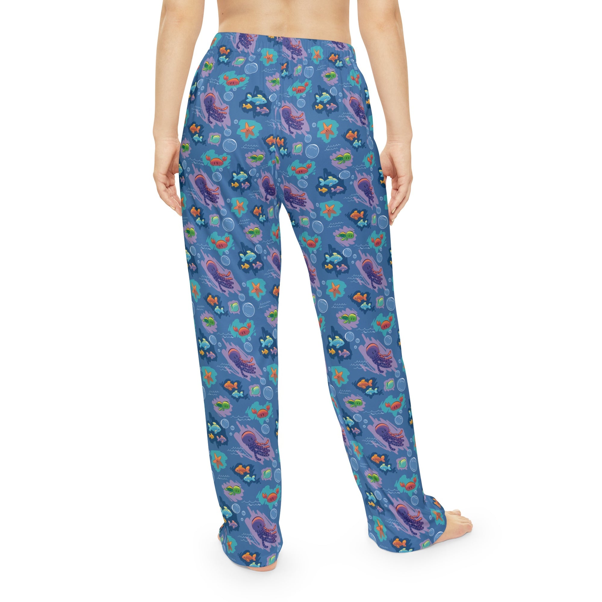 Ocean Friends Women's Pajama Pants (AOP)