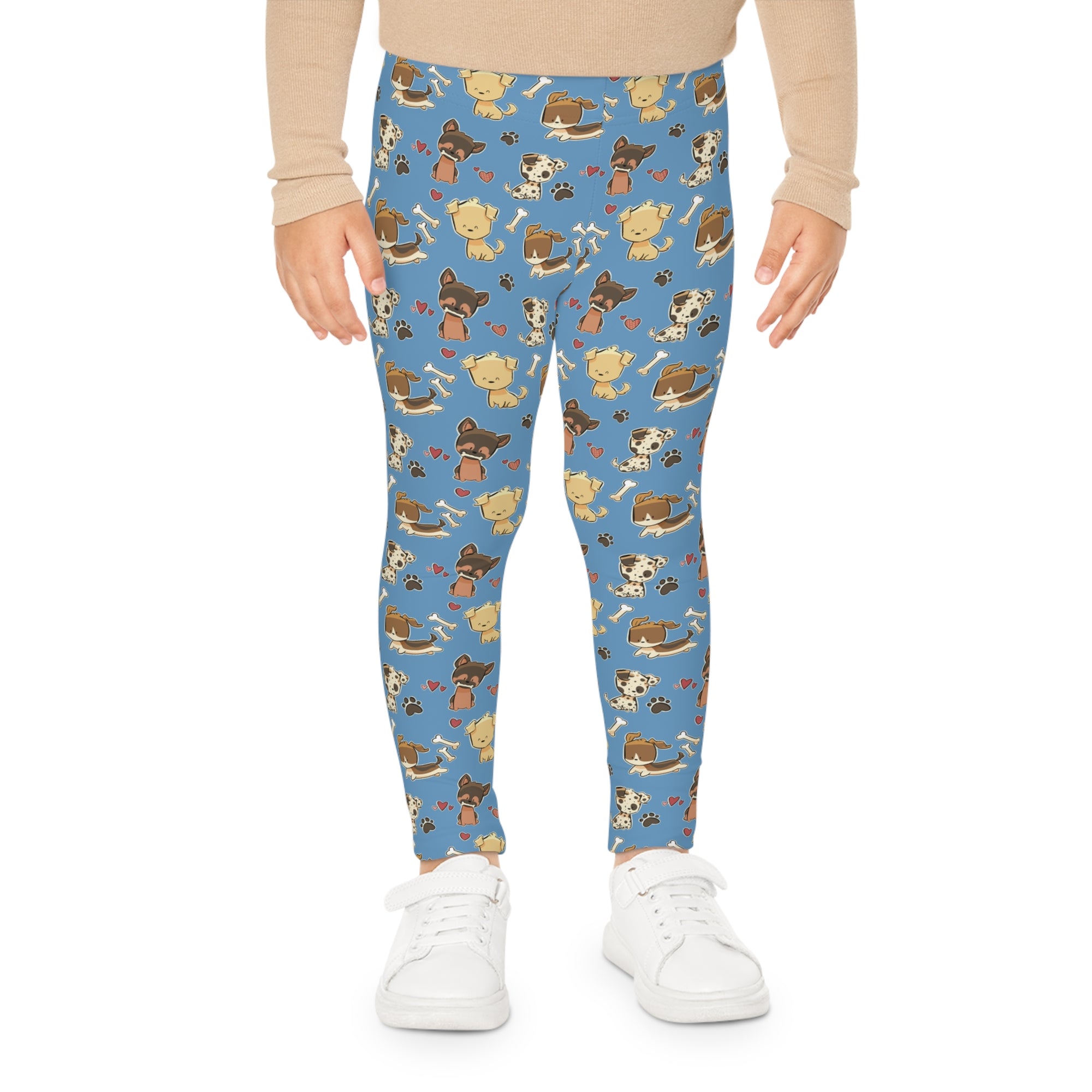 Peppy Pup Kids Leggings (AOP)