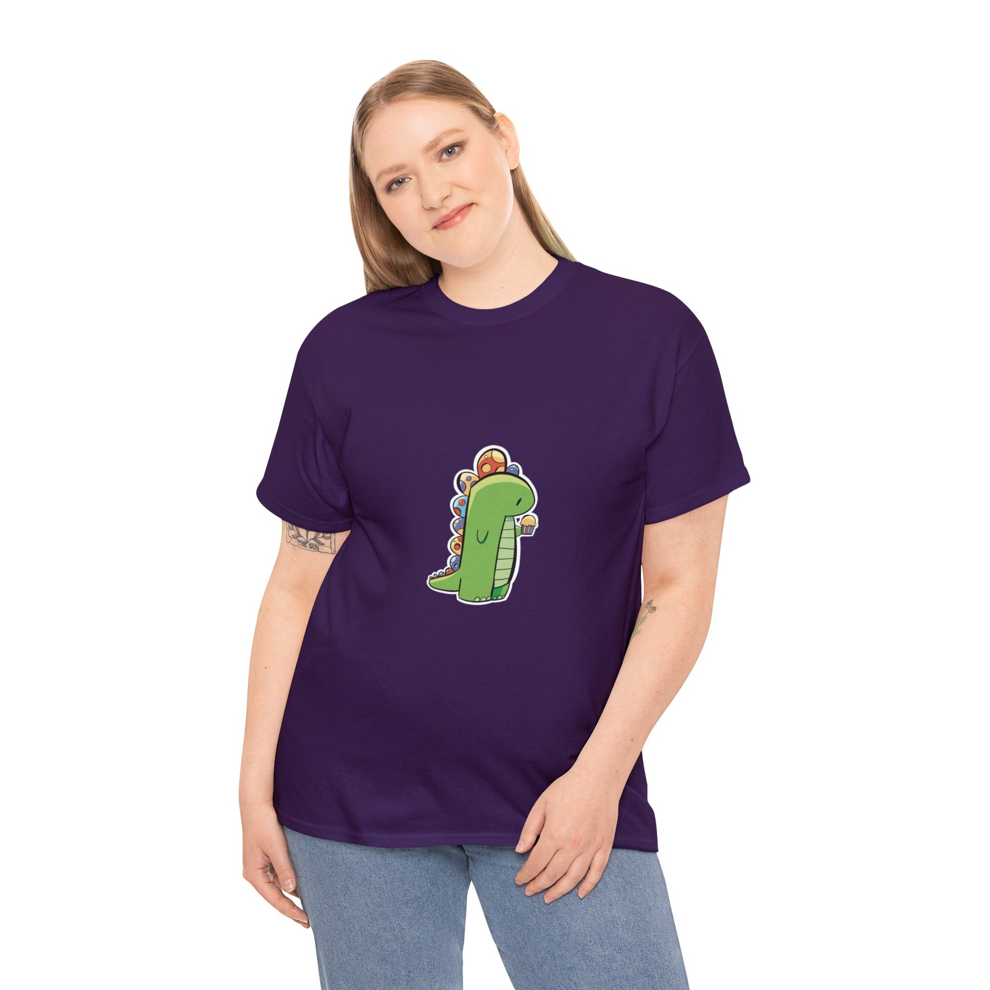 Happy Dino Unisex Heavy Cotton Tee