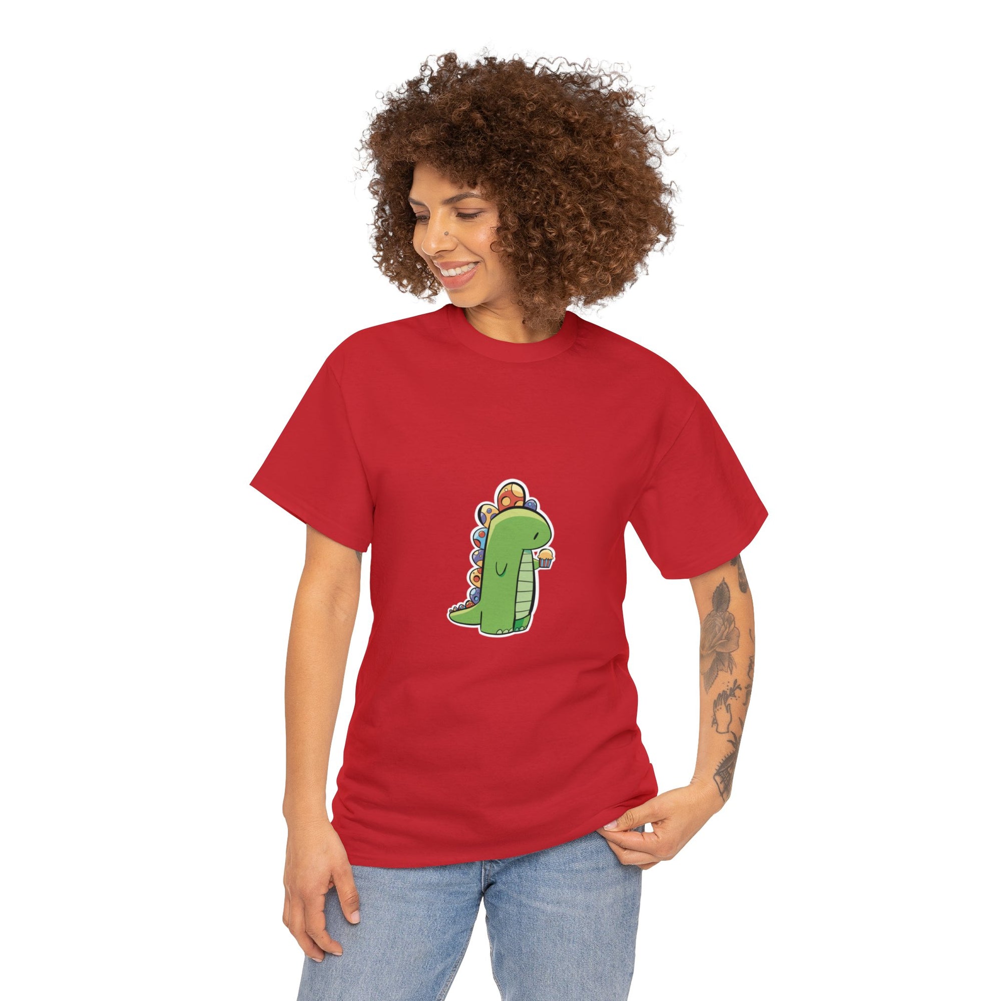 Happy Dino Unisex Heavy Cotton Tee