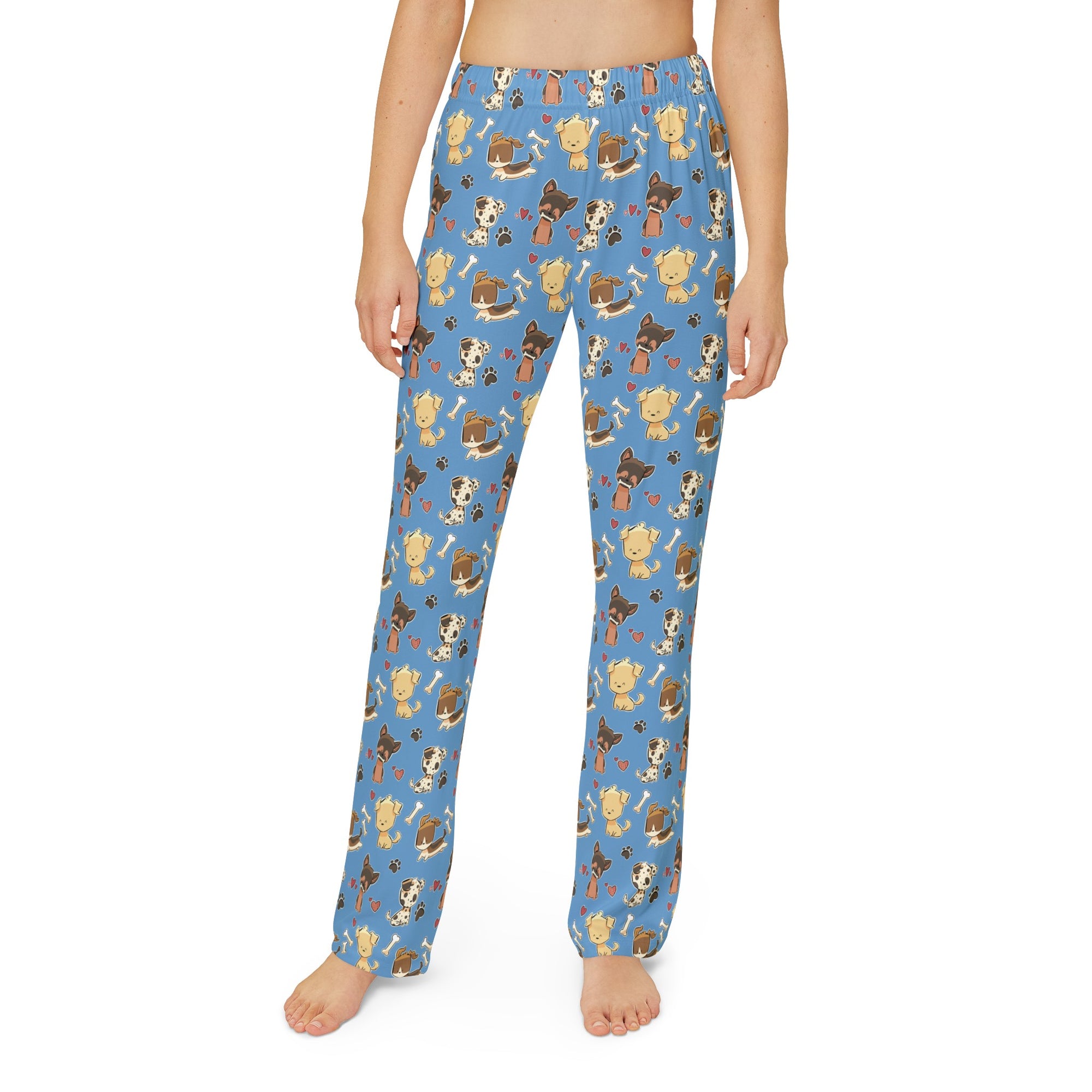 Peppy Pup Kids Pajama Pants (AOP)