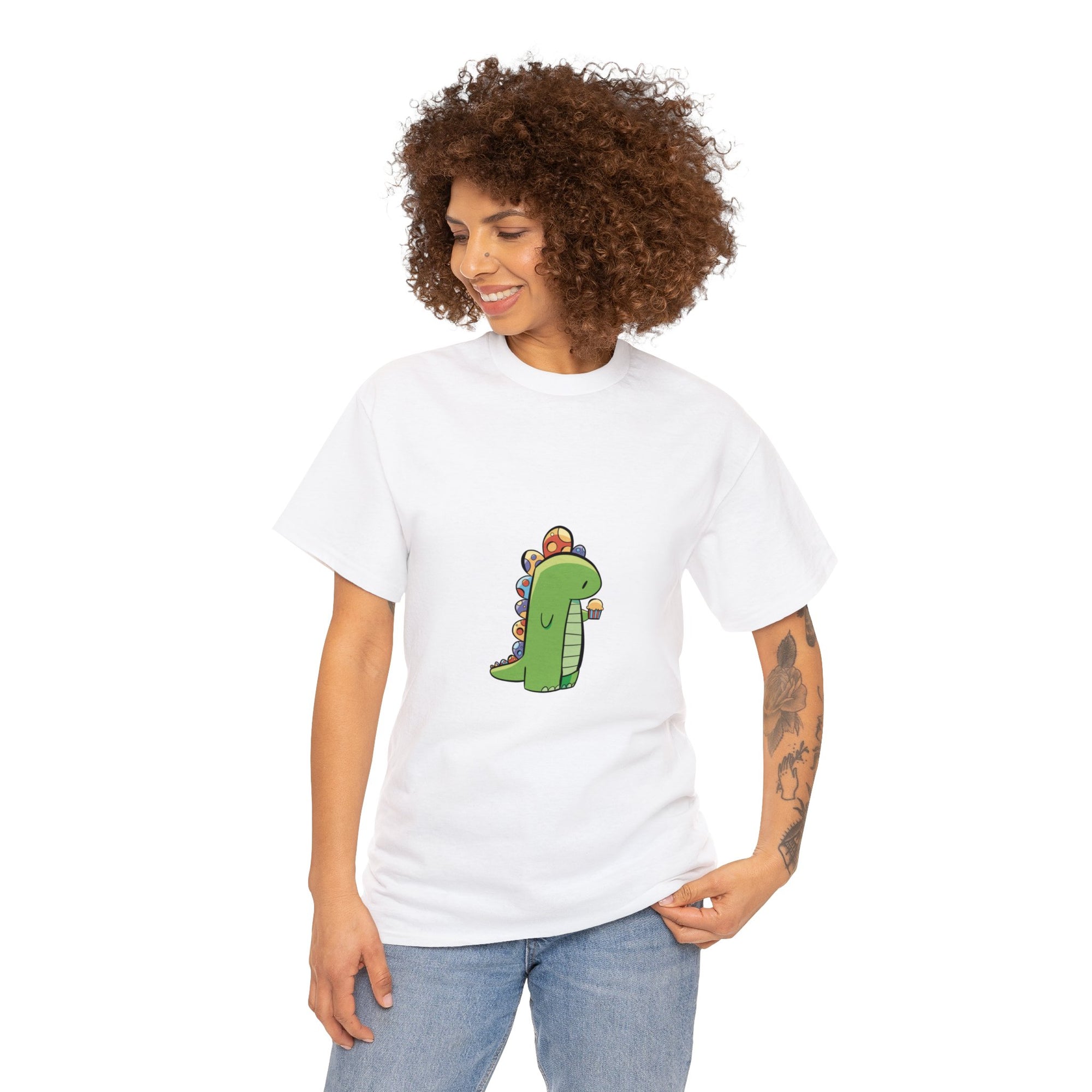 Happy Dino Unisex Heavy Cotton Tee