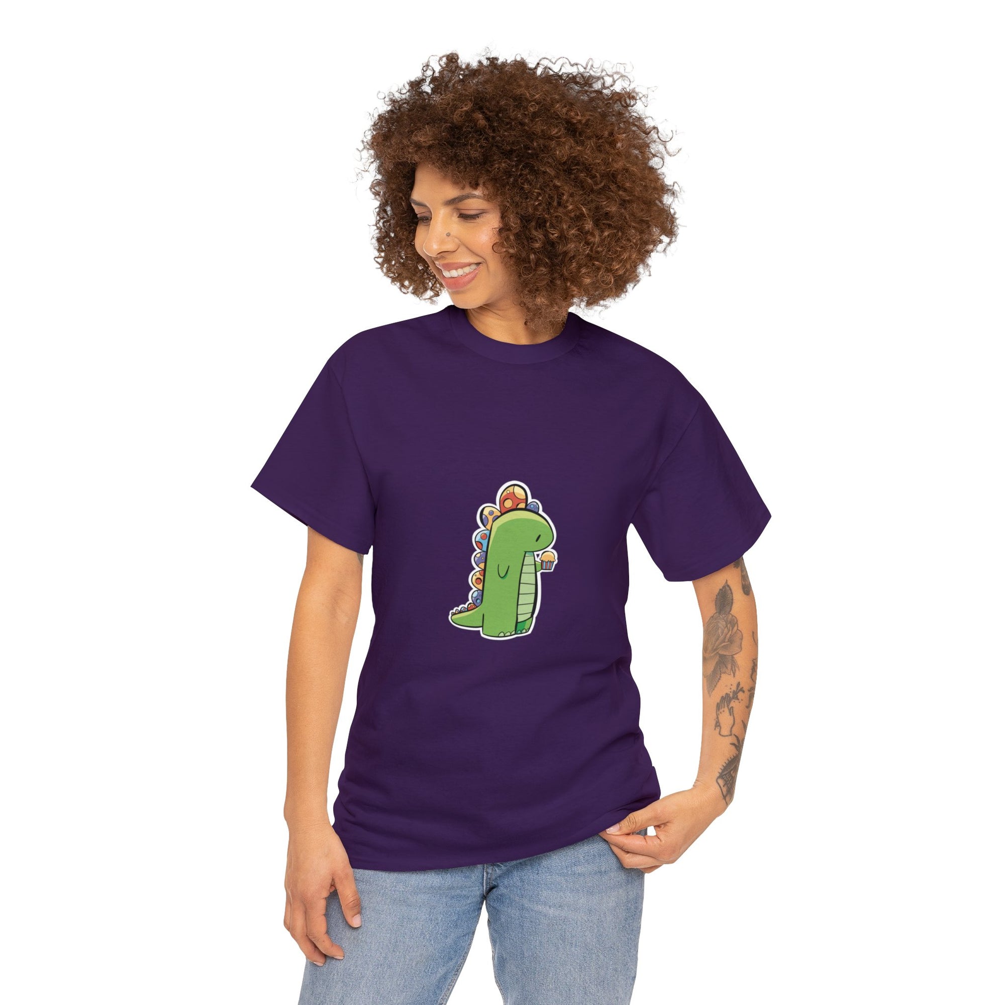 Happy Dino Unisex Heavy Cotton Tee