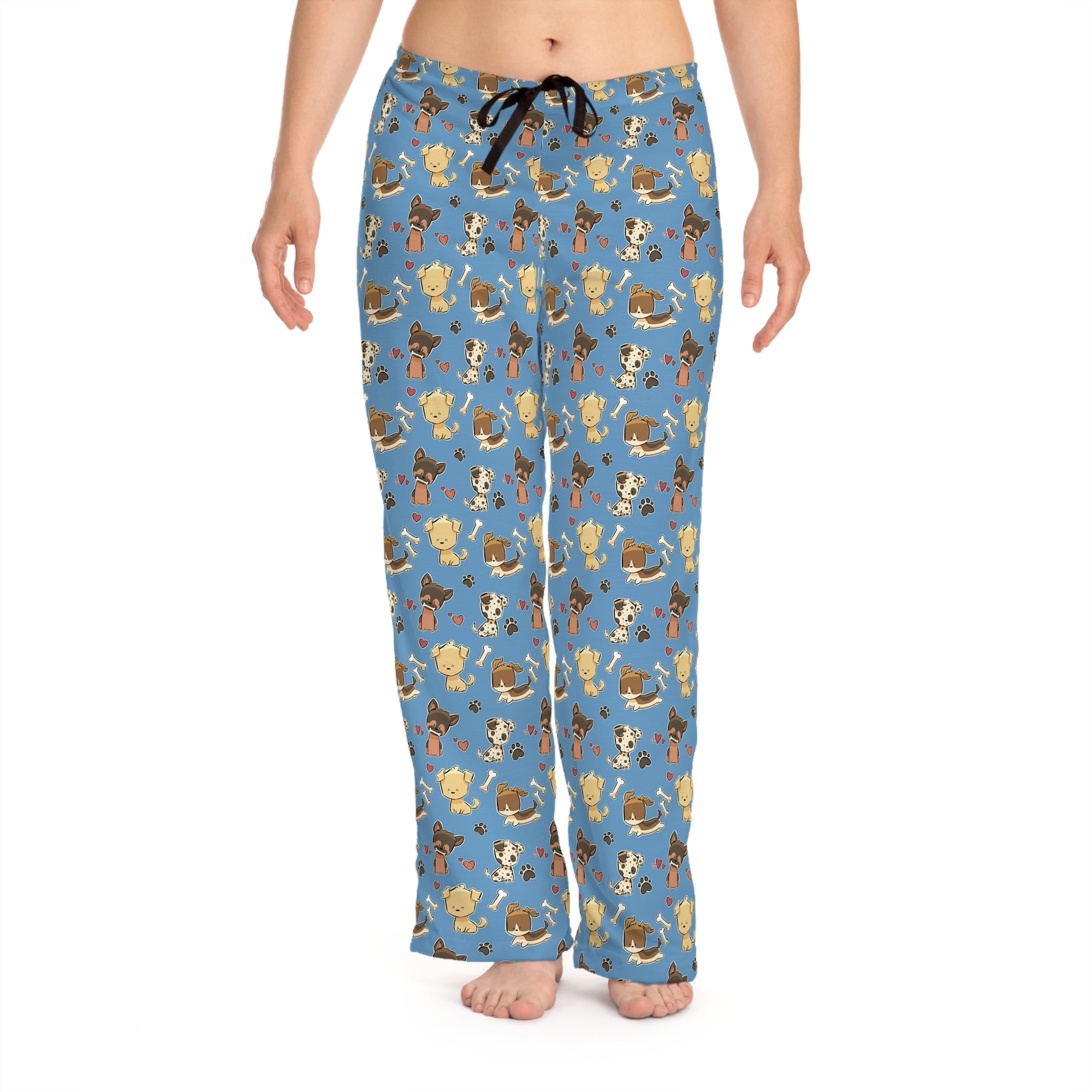 Peppy Pup Women's Pajama Pants (AOP)