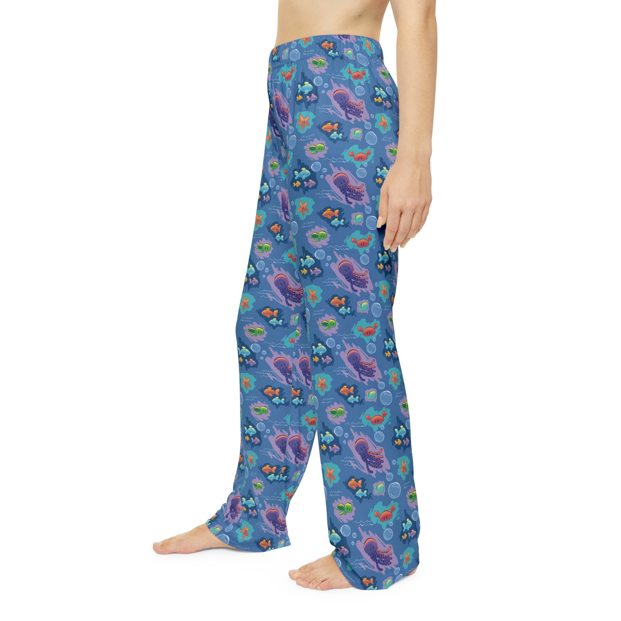 Ocean Friends Women's Pajama Pants (AOP)